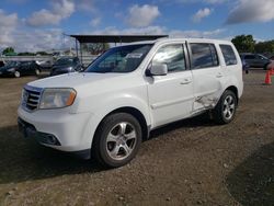 Salvage cars for sale from Copart San Diego, CA: 2012 Honda Pilot Exln