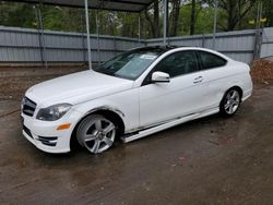 Salvage cars for sale at Austell, GA auction: 2015 Mercedes-Benz C 250