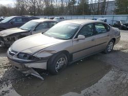 Salvage cars for sale at North Billerica, MA auction: 2002 Chevrolet Impala