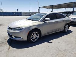 Salvage cars for sale at Anthony, TX auction: 2015 Chrysler 200 Limited