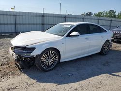 Salvage cars for sale from Copart -no: 2016 Audi A6 Premium Plus