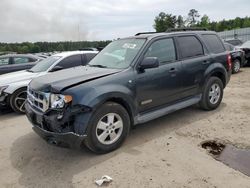 Salvage cars for sale at Harleyville, SC auction: 2008 Ford Escape XLT