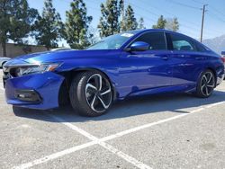 Salvage cars for sale from Copart Rancho Cucamonga, CA: 2020 Honda Accord Sport