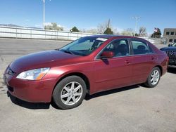 Salvage cars for sale from Copart Littleton, CO: 2003 Honda Accord EX