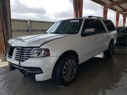 Lincoln Navigator salvage cars for sale: 2015 Lincoln Navigator L