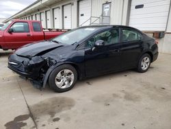 Honda Civic LX salvage cars for sale: 2013 Honda Civic LX