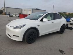 Salvage cars for sale at Orlando, FL auction: 2021 Tesla Model Y