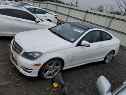 Salvage cars for sale from Copart Hillsborough, NJ: 2015 Mercedes-Benz C 250