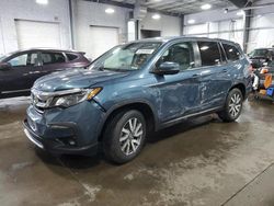 Salvage cars for sale from Copart Ham Lake, MN: 2021 Honda Pilot EXL