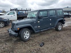 Jeep salvage cars for sale: 2017 Jeep Wrangler Unlimited Sport