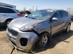 Salvage cars for sale from Copart Elgin, IL: 2018 KIA Sportage LX