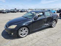 Salvage cars for sale at Martinez, CA auction: 2007 Lexus IS 250