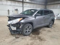 Toyota salvage cars for sale: 2016 Toyota Highlander XLE