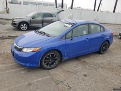 Salvage cars for sale at Van Nuys, CA auction: 2012 Honda Civic LX
