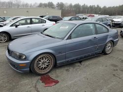 Salvage cars for sale at Exeter, RI auction: 2002 BMW 330 CI