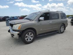 Salvage cars for sale at West Palm Beach, FL auction: 2007 Nissan Armada SE