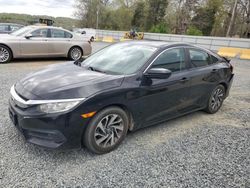 Salvage cars for sale from Copart Concord, NC: 2018 Honda Civic EX