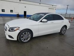 Salvage cars for sale from Copart Farr West, UT: 2016 Mercedes-Benz C 300 4matic