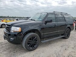 Salvage cars for sale at Houston, TX auction: 2017 Ford Expedition XLT