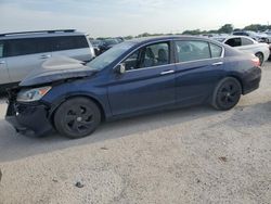 Salvage cars for sale from Copart San Antonio, TX: 2017 Honda Accord LX