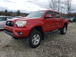 Salvage trucks for sale at Candia, NH auction: 2015 Toyota Tacoma Double Cab