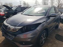 Salvage cars for sale at Elgin, IL auction: 2021 Honda HR-V EX