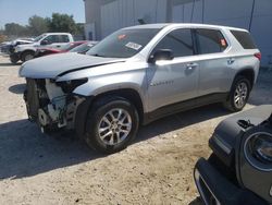 Salvage cars for sale at Apopka, FL auction: 2018 Chevrolet Traverse LS