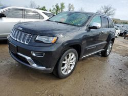 Salvage cars for sale at Bridgeton, MO auction: 2014 Jeep Grand Cherokee Summit