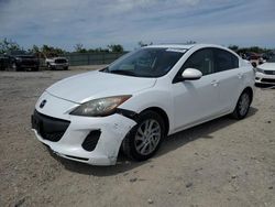 Salvage cars for sale at Kansas City, KS auction: 2012 Mazda 3 I