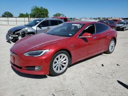 Salvage cars for sale from Copart Haslet, TX: 2016 Tesla Model S