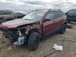Jeep Cherokee Trailhawk salvage cars for sale: 2021 Jeep Cherokee Trailhawk