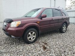 Salvage cars for sale from Copart Columbus, OH: 2007 Honda Pilot EX