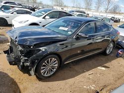 Salvage cars for sale from Copart Elgin, IL: 2015 Hyundai Genesis 3.8L
