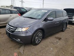 Salvage cars for sale from Copart Elgin, IL: 2015 Honda Odyssey Touring