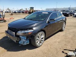 Salvage Cars with No Bids Yet For Sale at auction: 2018 Chevrolet Malibu Premier