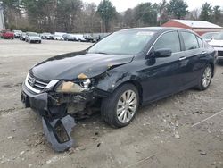 Salvage cars for sale from Copart Mendon, MA: 2013 Honda Accord EX