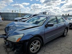 Honda salvage cars for sale: 2007 Honda Accord EX