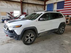 Jeep salvage cars for sale: 2016 Jeep Cherokee Trailhawk