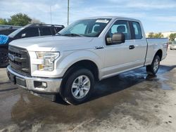 Salvage cars for sale at Orlando, FL auction: 2017 Ford F150 Super Cab