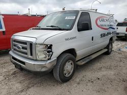 Salvage cars for sale from Copart Houston, TX: 2009 Ford Econoline E250 Van