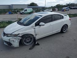 Salvage cars for sale from Copart Orlando, FL: 2015 Honda Civic SI