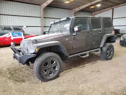Salvage cars for sale at Houston, TX auction: 2016 Jeep Wrangler Unlimited Sahara