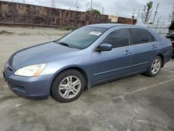 Salvage cars for sale from Copart Wilmington, CA: 2007 Honda Accord SE