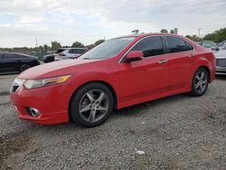 Salvage cars for sale at Riverview, FL auction: 2012 Acura TSX SE