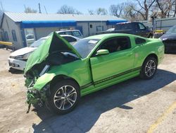 Salvage cars for sale at Wichita, KS auction: 2014 Ford Mustang