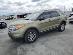 Ford Explorer salvage cars for sale: 2013 Ford Explorer XLT