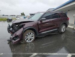 Salvage cars for sale at Antelope, CA auction: 2023 Ford Explorer XLT