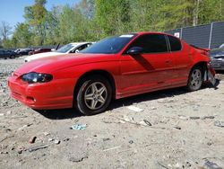 Salvage cars for sale from Copart Waldorf, MD: 2004 Chevrolet Monte Carlo SS
