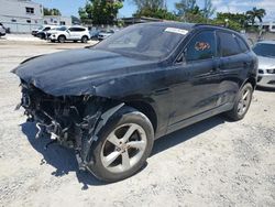 Salvage cars for sale at Opa Locka, FL auction: 2018 Jaguar F-PACE Prestige