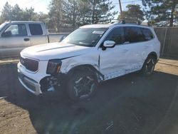 Salvage cars for sale at Denver, CO auction: 2024 KIA Telluride EX
